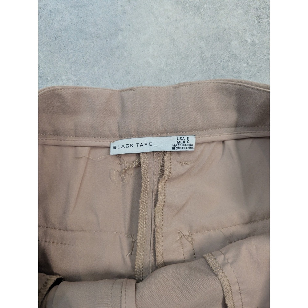 NWT Black Tape Womens Camel Tan Straight Leg Dress Pants Trousers Size S - Picture 5 of 9